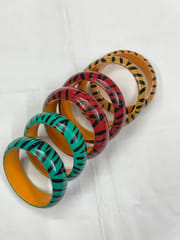 Handpainted Wooden Bangles