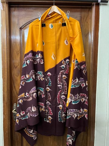 Hand Batik Dress Material