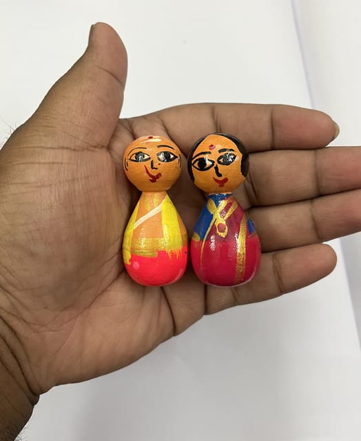 Mini Indian Couple Dolls