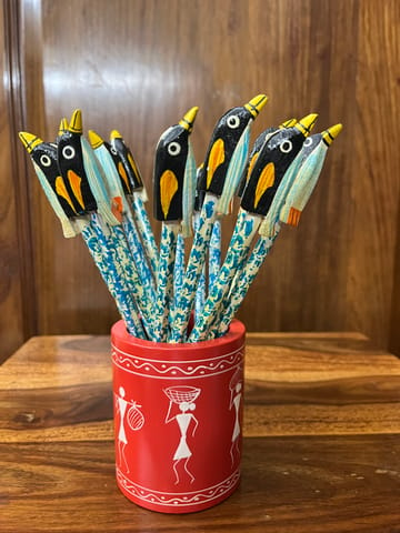 Pingu Handpainted Pencil