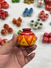 Premium Miniature Wooden Pot