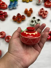 Premium Miniature Wooden Pot