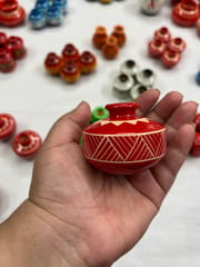 Premium Miniature Wooden Pot