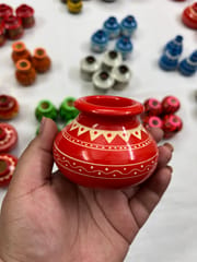 Premium Miniature Wooden Pot