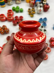 Premium Miniature Wooden Pot