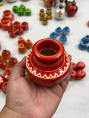 Premium Miniature Wooden Pot