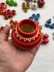 Premium Miniature Wooden Pot