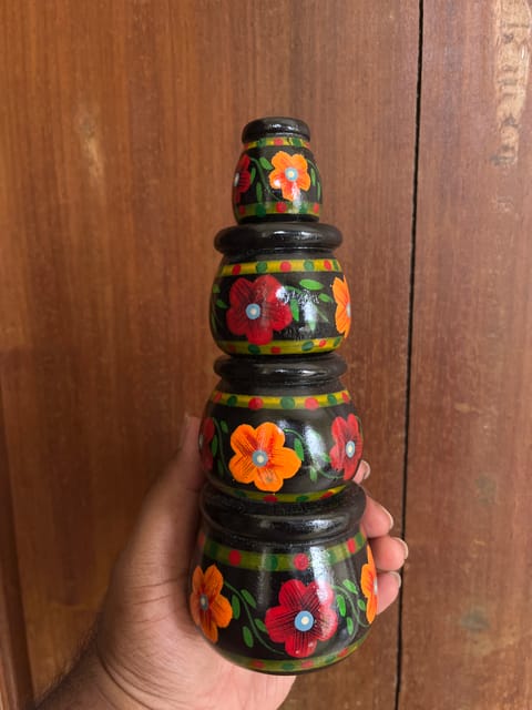 Handpainted Pots-Set of 4