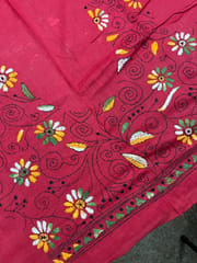 Floral Kanthaworkm Blouse Piece