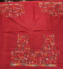 Warli Kanthawork Blouse Piece