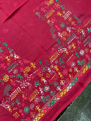 Warli Kanthawork Blouse Piece