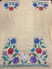 Gulaabo Kanthawork Blouse Piece