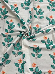 Floral Full Kanthawork Blouse Piece