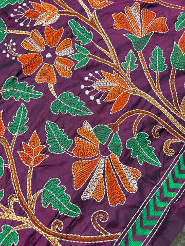 Art Silk Kanthawork Blouse Piece