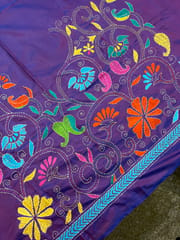 Art Silk Kanthawork Blouse Piece