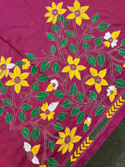 Art Silk Kanthawork Blouse Piece