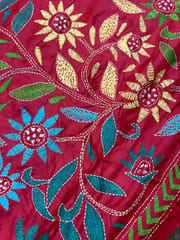 Art Silk Kanthawork Blouse Piece