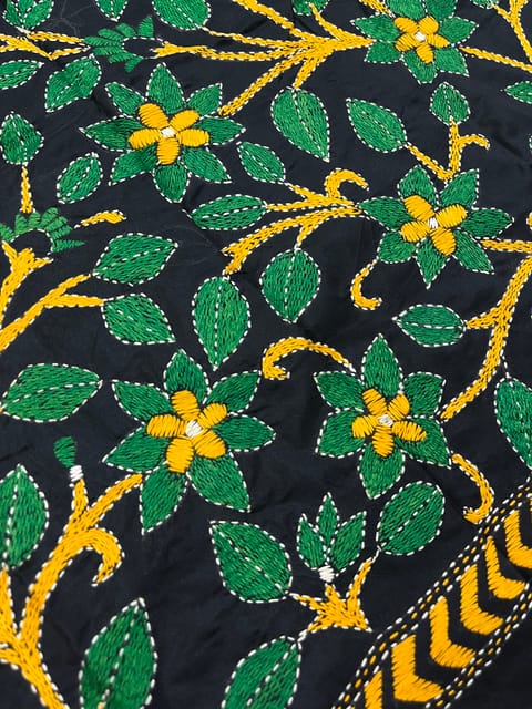 Art Silk Kanthawork Blouse Piece