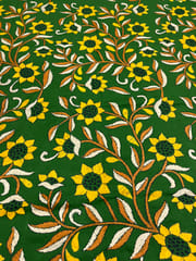 Sunflower Designer Kanthawork Blouse Piece