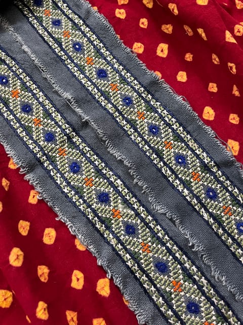 Ethnic Kutchwork Border