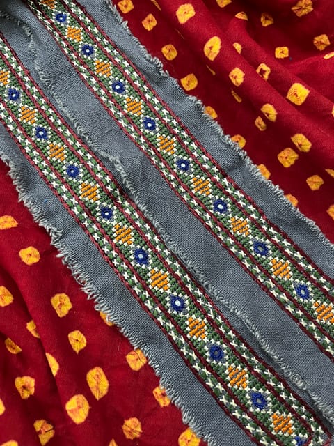 Ethnic Kutchwork Border