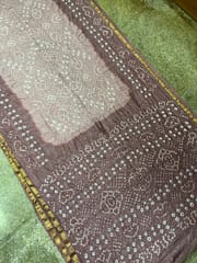 Art Silk Bandhani Saree