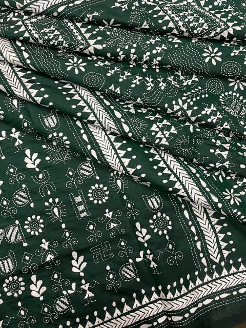 Warli Kanthawork Saree