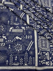 Warli Kanthawork Saree