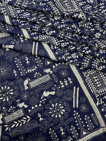 Warli Kanthawork Saree