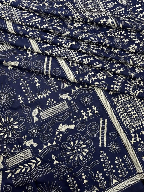 Warli Kanthawork Saree