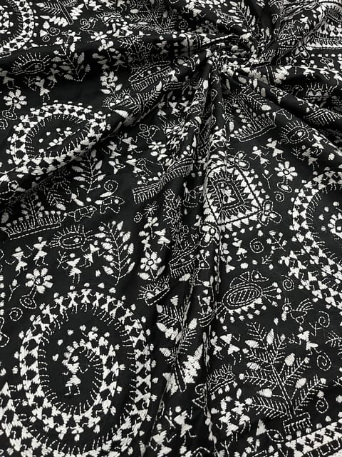 Warli Kanthawork Saree