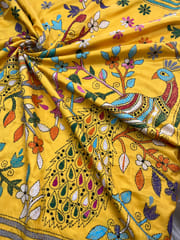 Peacock Kanthawork Saree