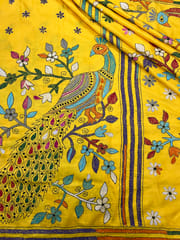 Peacock Kanthawork Saree