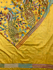 Peacock Kanthawork Saree