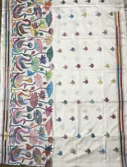 Hamsa Theme Kanthawork Saree