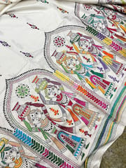 Village Theme Kanthawork Saree