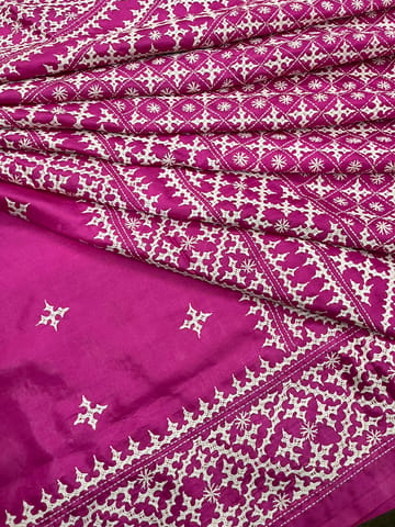 Lovely Kutchwork Saree