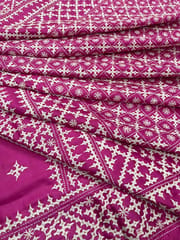 Lovely Kutchwork Saree