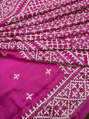 Lovely Kutchwork Saree