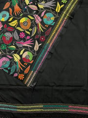 Bird Theme Kanthawork Saree