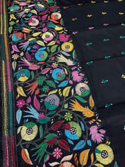 Bird Theme Kanthawork Saree