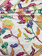 Floral Kanthawork Saree