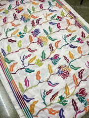 Floral Kanthawork Saree