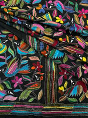 Bird Paradise Kanthawork Saree