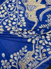 Royal Elephant Kanthawork Saree