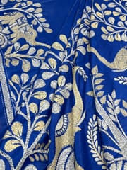 Royal Elephant Kanthawork Saree