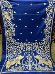 Royal Elephant Kanthawork Saree