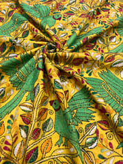 Parrot Theme Kanthawork Saree