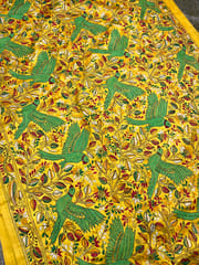 Parrot Theme Kanthawork Saree