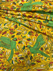 Parrot Theme Kanthawork Saree